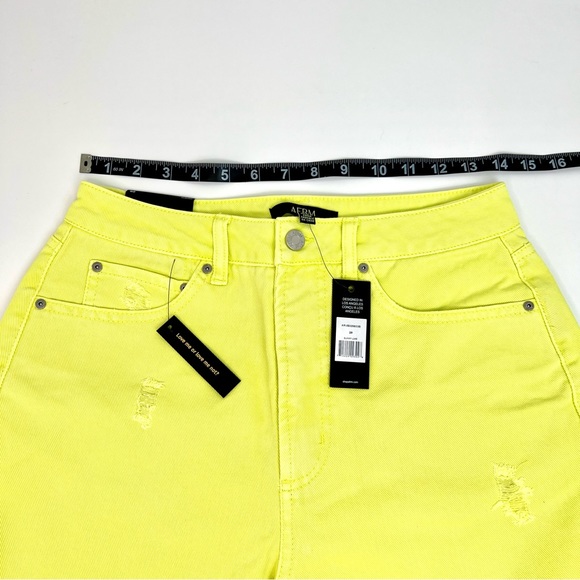 AFRM Sunny Lime Oden Distressed High Waist Wide Leg Jeans - NEW - Picture 3 of 7